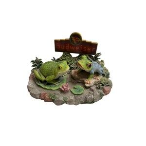 Anheuser-Busch Bud-Weis-Er Frogs 1997 Boy Meets Girl Figurine Number 4914‎